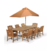 Product image of Bristol Outdoor Teak Dining Set 