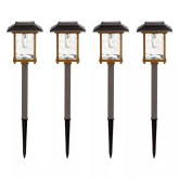 Product image of Hampton Bay Parkwood 14 Lumens LED Outdoor Solar Path Light