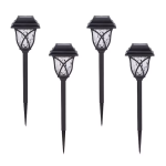 Product image of Harbor Breeze 5-Lumen Black Solar LED Outdoor Path Light